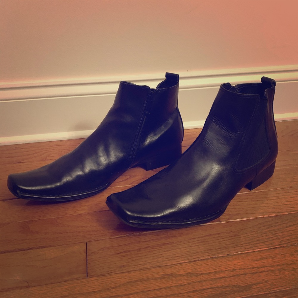 Genuine leather boots